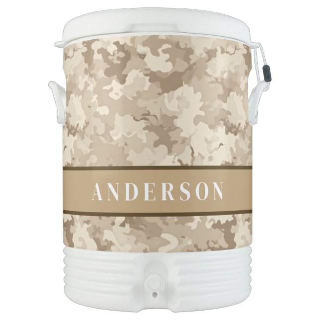 Camo Print Igloo Cooler (Front)