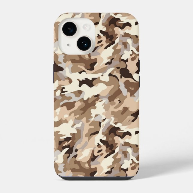 Camo Print iPhone 14 Case (Back)