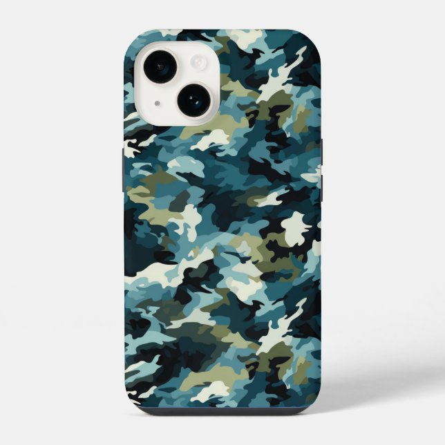 Camo Print iPhone 14 Case (Back)