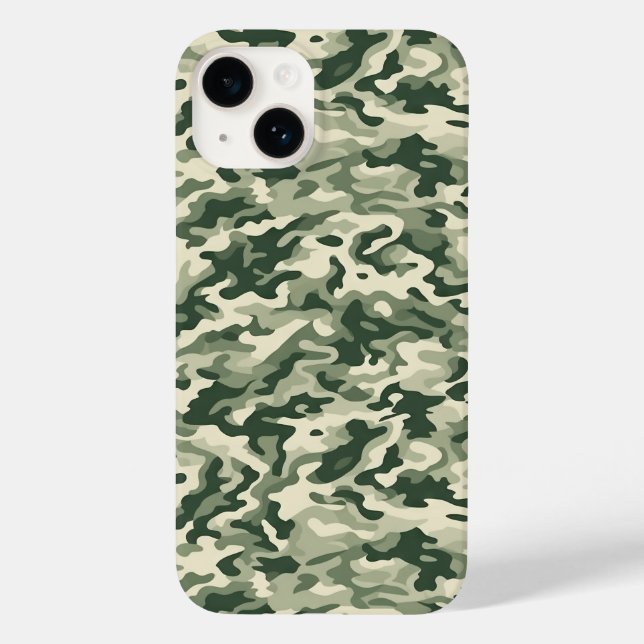 Camo Print iPhone 14 Case (Back)
