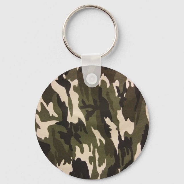 Camo Print Keychain (Front)