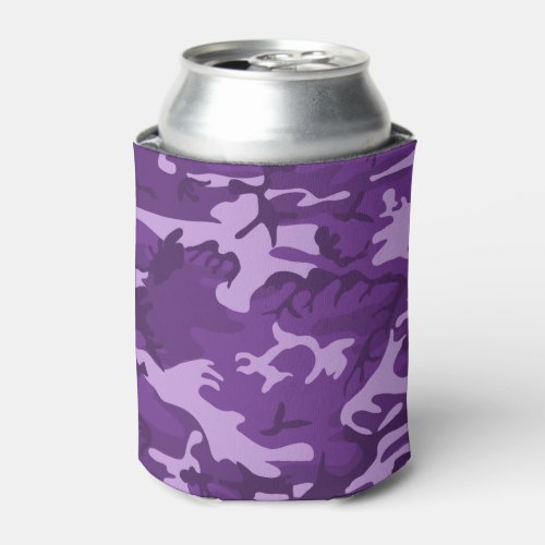 Camo Purple Can Cooler