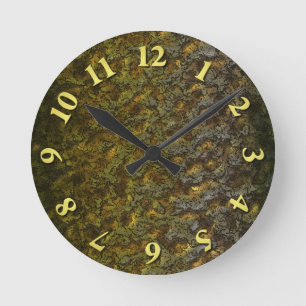 Camo Round Clock