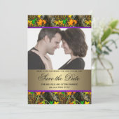 Camo Save the Date Photo Invitation (Standing Front)