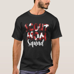 Camo Scout Mom Squad Back To School Teacher And Ch T-Shirt