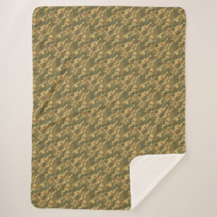Camo Sherpa Blanket
