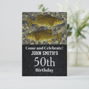 Fishing Invitation, Fishing Party, Fishing Birthday, Fishing Birthday  Invitation, Bass Fish, Fish Invitation