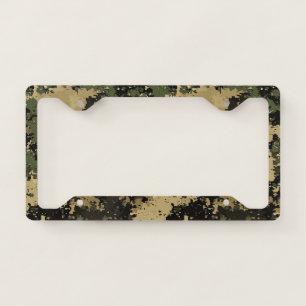 Camo style License Plate Frame