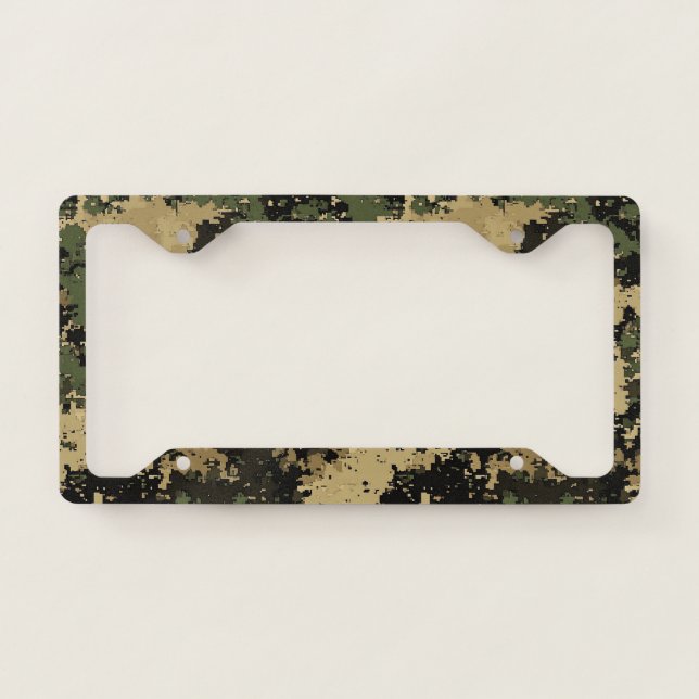 Camo style License Plate Frame (Front)