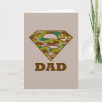Camo Super Dad Card