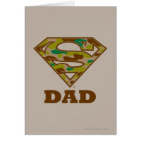 Camo Super Dad Card
