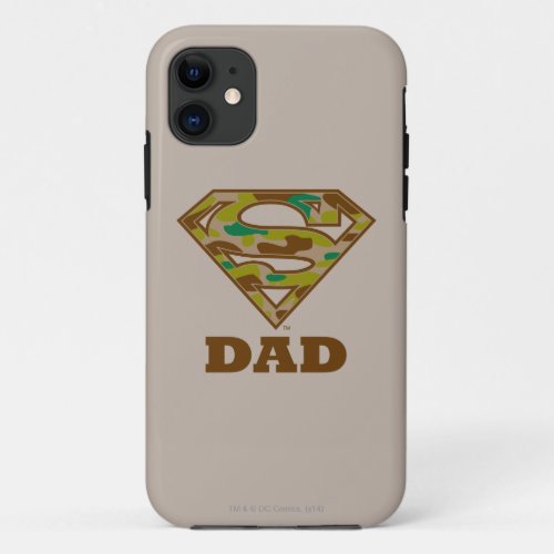 Camo Super Dad iPhone 11 Case