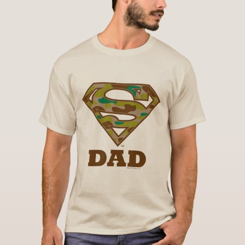 Camo Super Dad T_Shirt