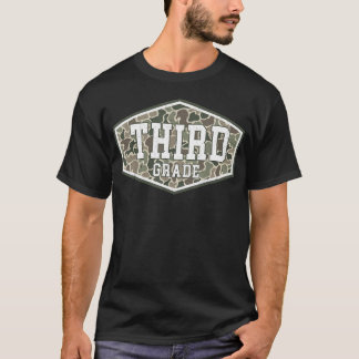 Camo Third Grade Teacher 3Rd Grade Back To School T-Shirt