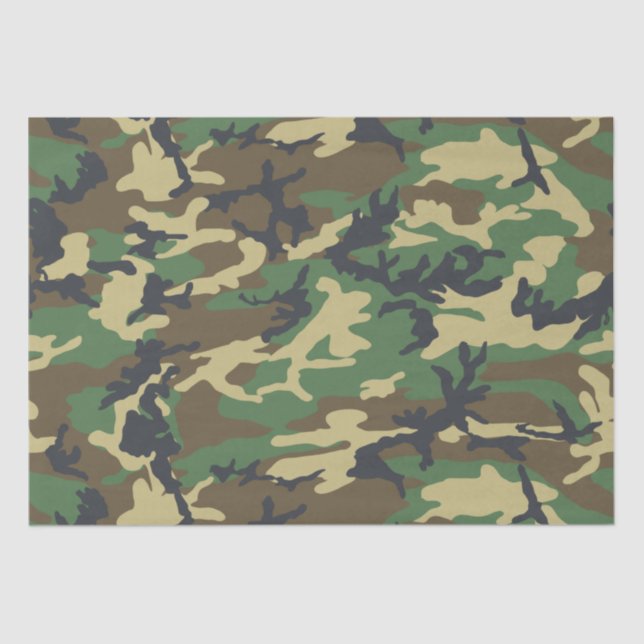 Camo Tissue Paper for Hunters,Dads, Outdoorsy Gift (Front)