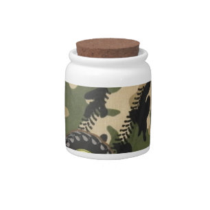 Camo & Tractors Candy Jar