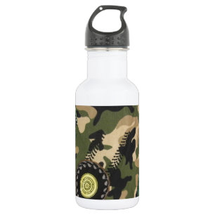 Camo & Tractors Stainless Steel Water Bottle