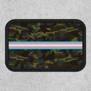 Camo Trans Pride Patch
