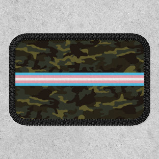 Camo Trans Pride Patch