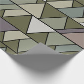 Camo Triangles  Wrapping Paper (Corner)