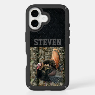 Camo Turkey Hunting Name iPhone 16 Case