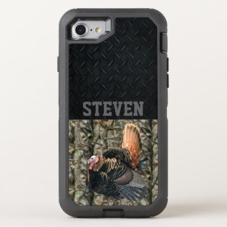 Camo Turkey Hunting Personalized Phone Case