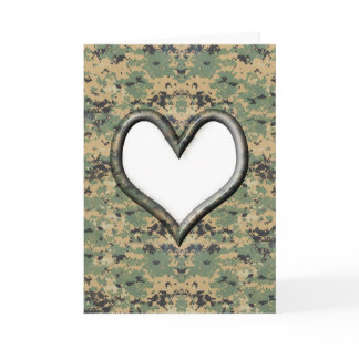 Camo Valentine Card