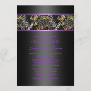 Camo Wedding Invitations