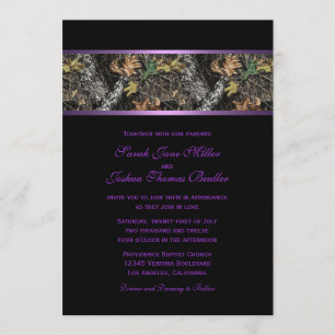 Camo Wedding Invitations