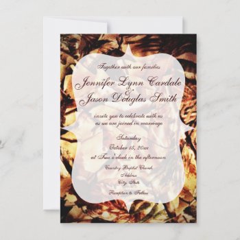 Camo Wedding Invitations Rustic Country Camouflage by CustomWeddingSets at Zazzle