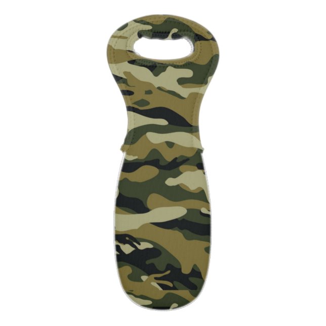 Camo Wine Bag (Back Flat)