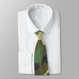 Camo Woodland Neck Tie