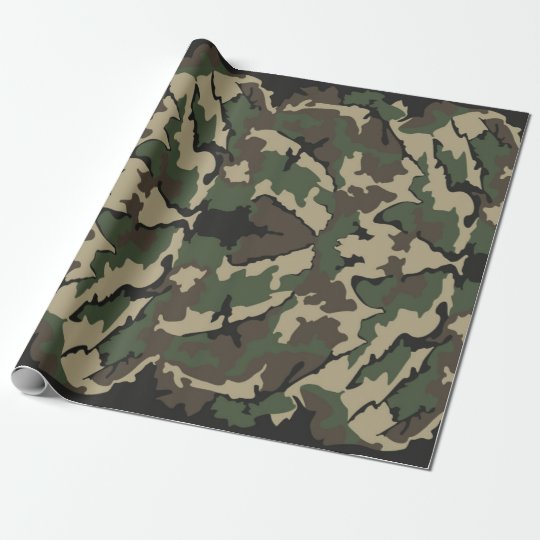 Camo Wrapping Paper