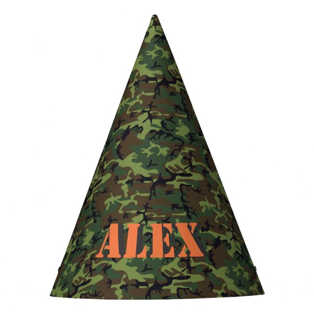 Camo your Party! Party Hat (Front)