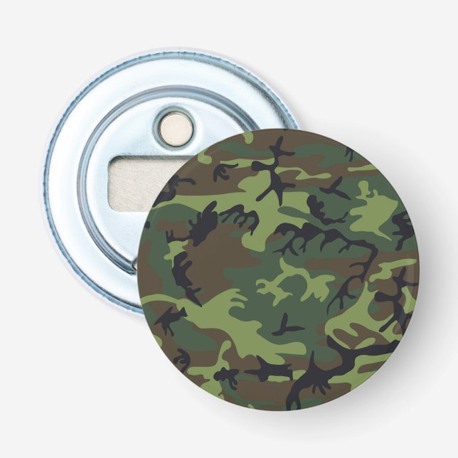 CAMOFLAUGE ARMY SOLDIER MILITARY PATTERN DESIGN BOTTLE OPENER (Front)