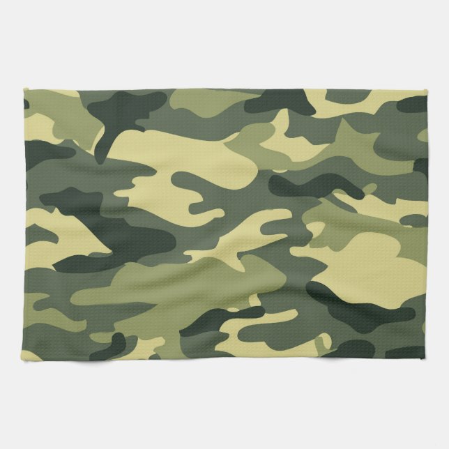 Camoflauge Kitchen Towel (Horizontal)