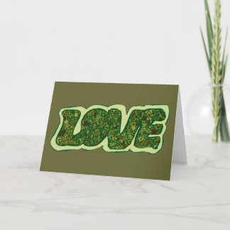 Camoflauge Love Card