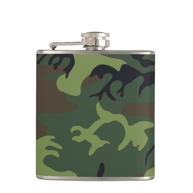 CAMOFLAUGE PATTERN FLASK (Front)