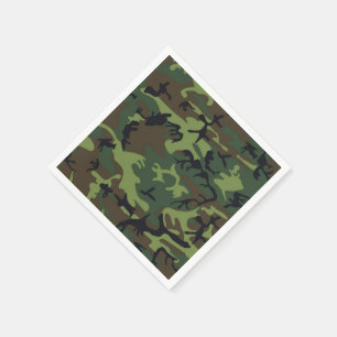 CAMOFLAUGE PATTERN NAPKINS