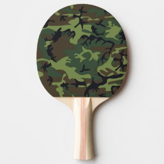 CAMOFLAUGE PATTERN Ping-Pong PADDLE