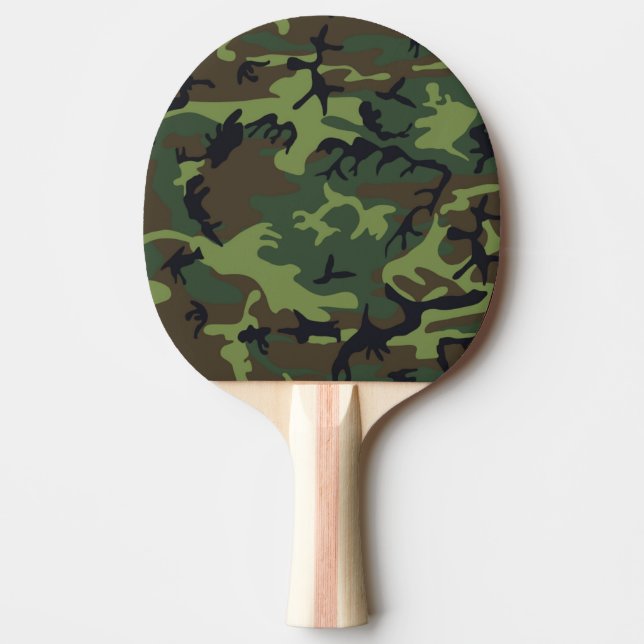 CAMOFLAUGE PATTERN Ping-Pong PADDLE (Front)