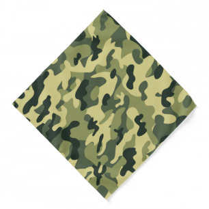 Camoflauge Print Bandana