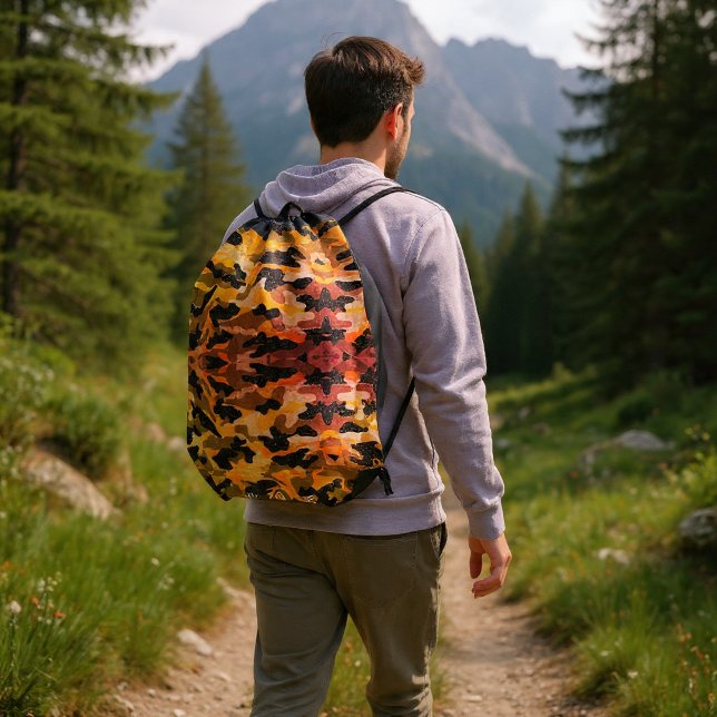 Camoflorange  drawstring bag (Creator Uploaded)