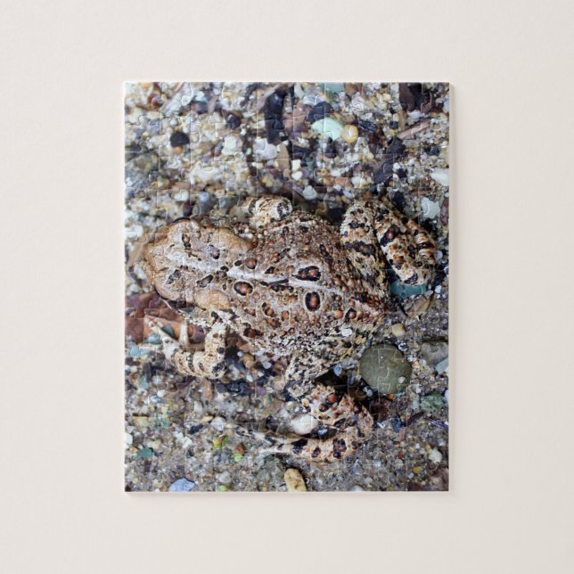 Camoflouge Frog Toad Amphibian Jigsaw Puzzle (Vertical)