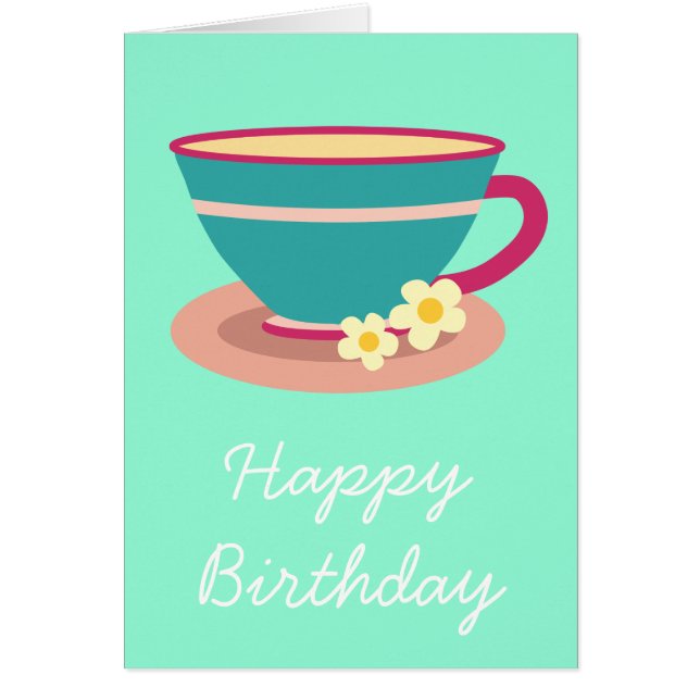 Camomile tea for tea lovers cards (Front)