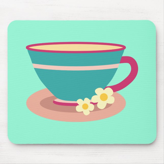 Camomile tea for tea lovers mouse pad (Front)