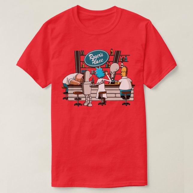 Camorange Rogers Place the barSublimation designs T-Shirt (Design Front)