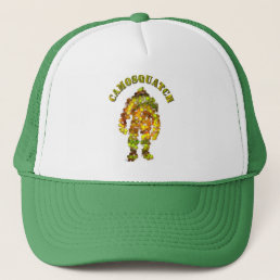 CamoSquatch: Bobo will never find Bigfoot Trucker Hat