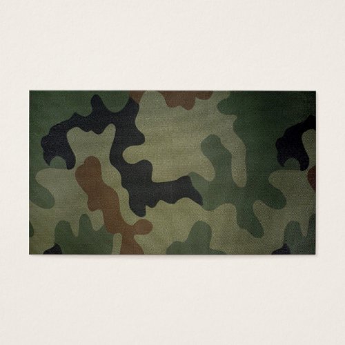 Camouflage Business Cards