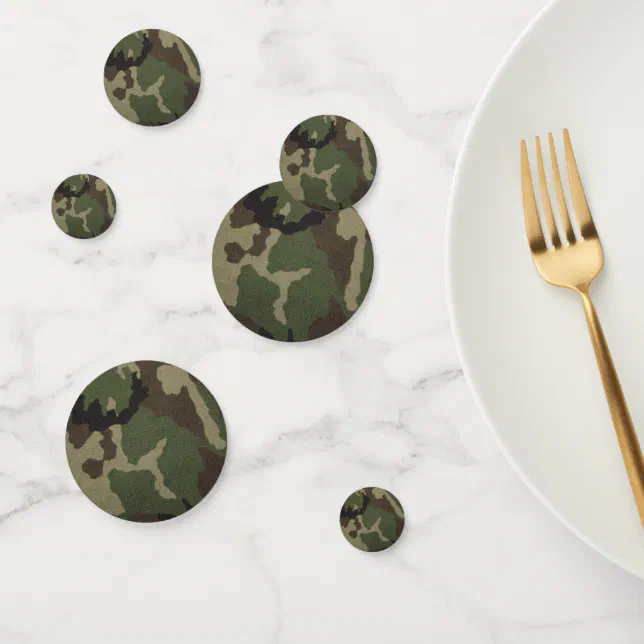 Camouflage 1 confetti Zazzle